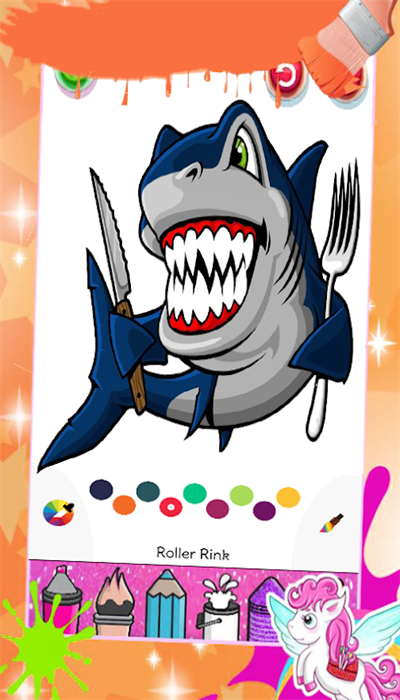 鲨鱼涂色书(Shark Coloring Book)免费版