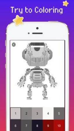 机器人编号颜色(RobotColorByNumber)手机版(2)