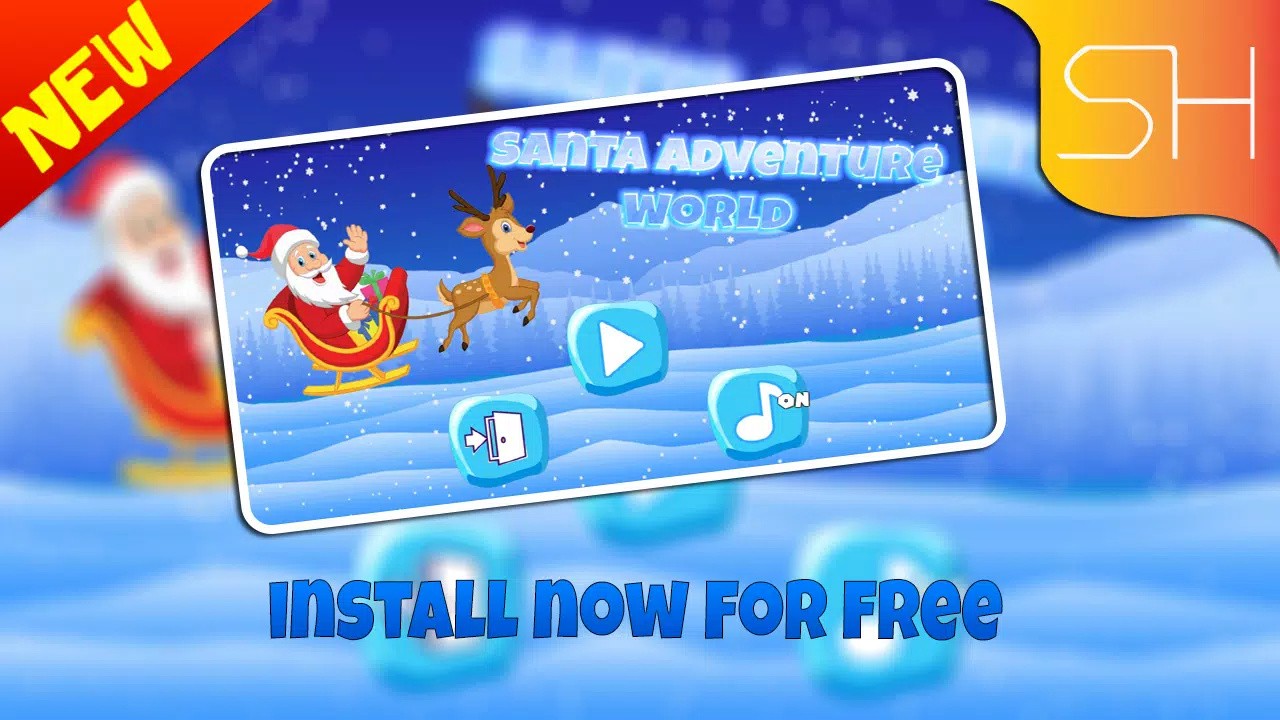 圣诞老人冒险世界(santa adventure world)游戏无广告版