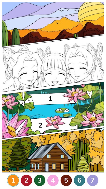 数字颜色图案绘制(PaintbyNumber:ColorGames)手游版(2)