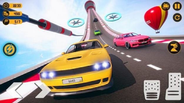 极限赛道特技赛车(Extreme Track Car Stunts Impossi)手机免费版(1)