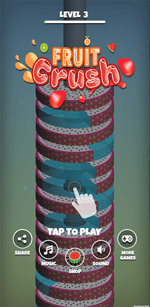 堆球水果粉碎(Stack Ball - Fruit Crush)手游免费版