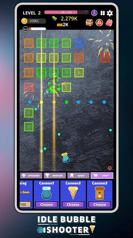 放置彩色泡泡射手(IdleBubbleShooter)游戏完整版