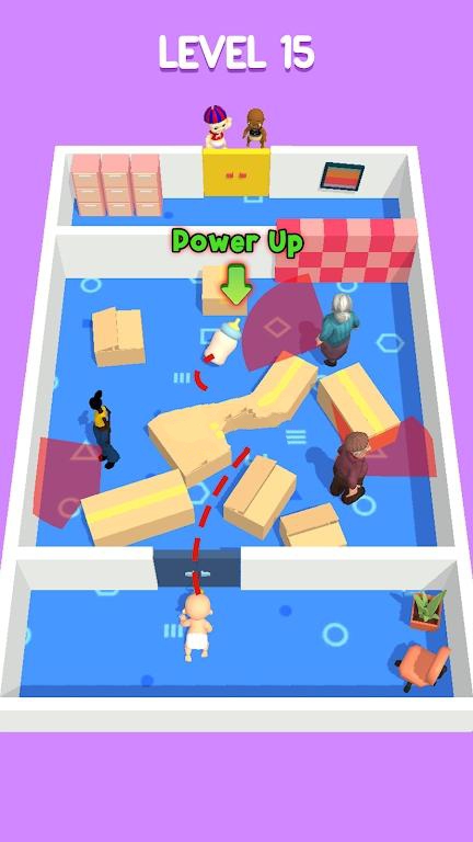 爸爸逃亡之藏小家伙(Dad Escape: Hide Little One!)手游无广告版(1)