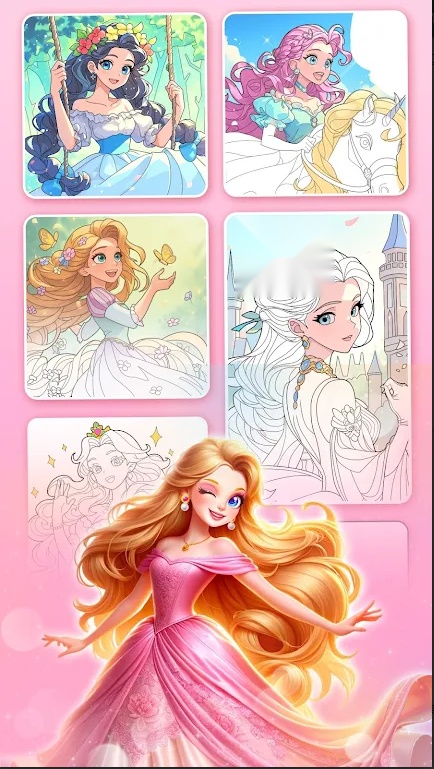 奇妙公主填色(Princess Color)  汉化版