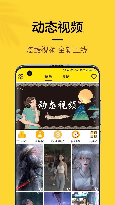 橙子4D动态壁纸图2