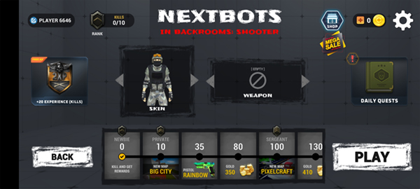 Nextbots密室射手直装游戏版