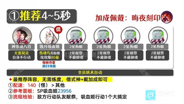 阴阳师SP吸血姬爬塔活动阵容搭配建议