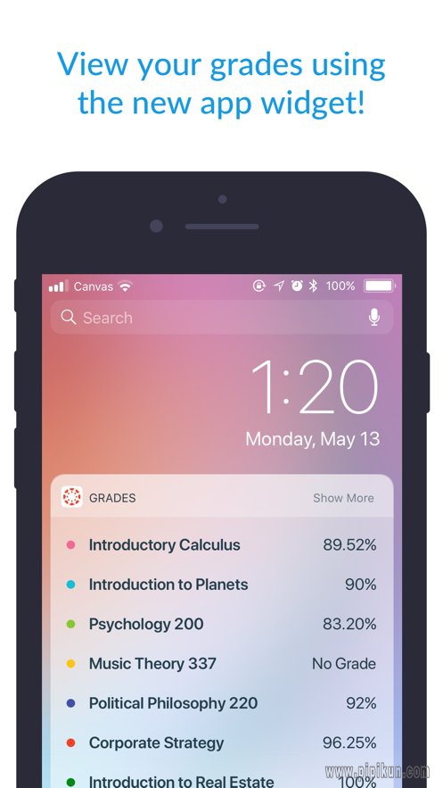 Canvas Student app