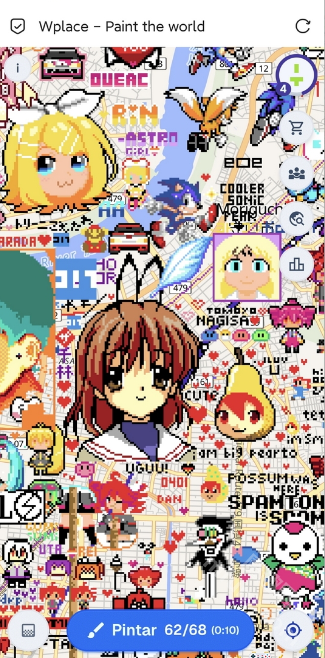 wplace绘制世界截图1