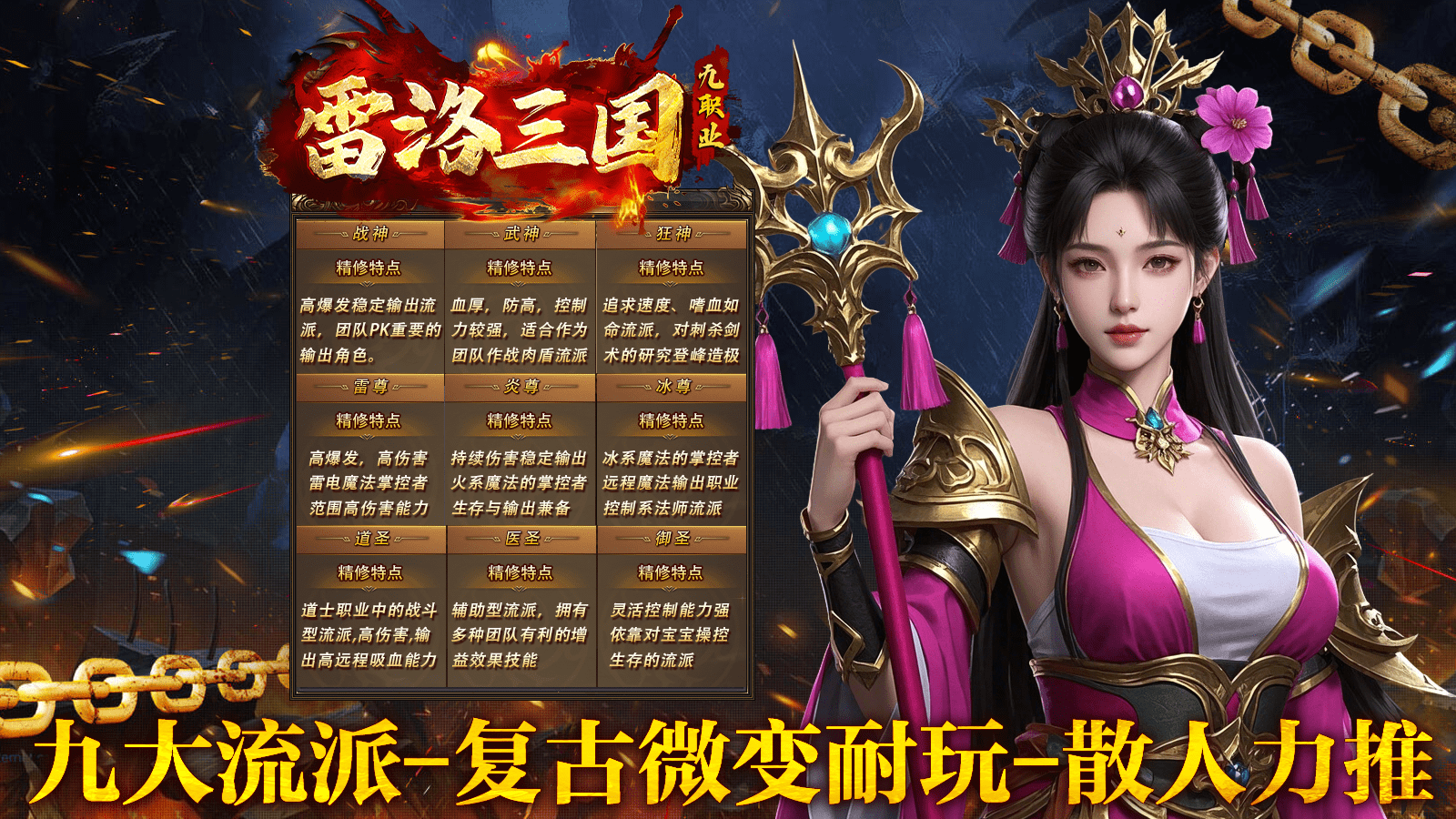 雷洛三国九职业手游免费版图1