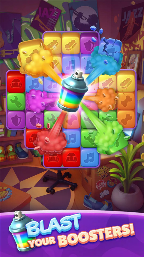 Subway Surfers Blast地铁冲浪者游戏安装包图3