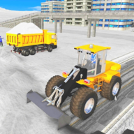 雪地起重机道路救援3D(HighSchool Sports)