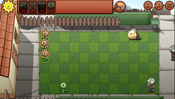 宅宅萝卜植物大战僵尸BW版图2