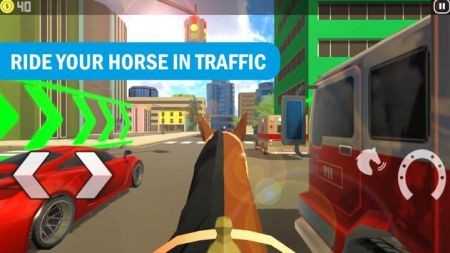 在交通中骑马(Horse Riding in Traffic)(2)