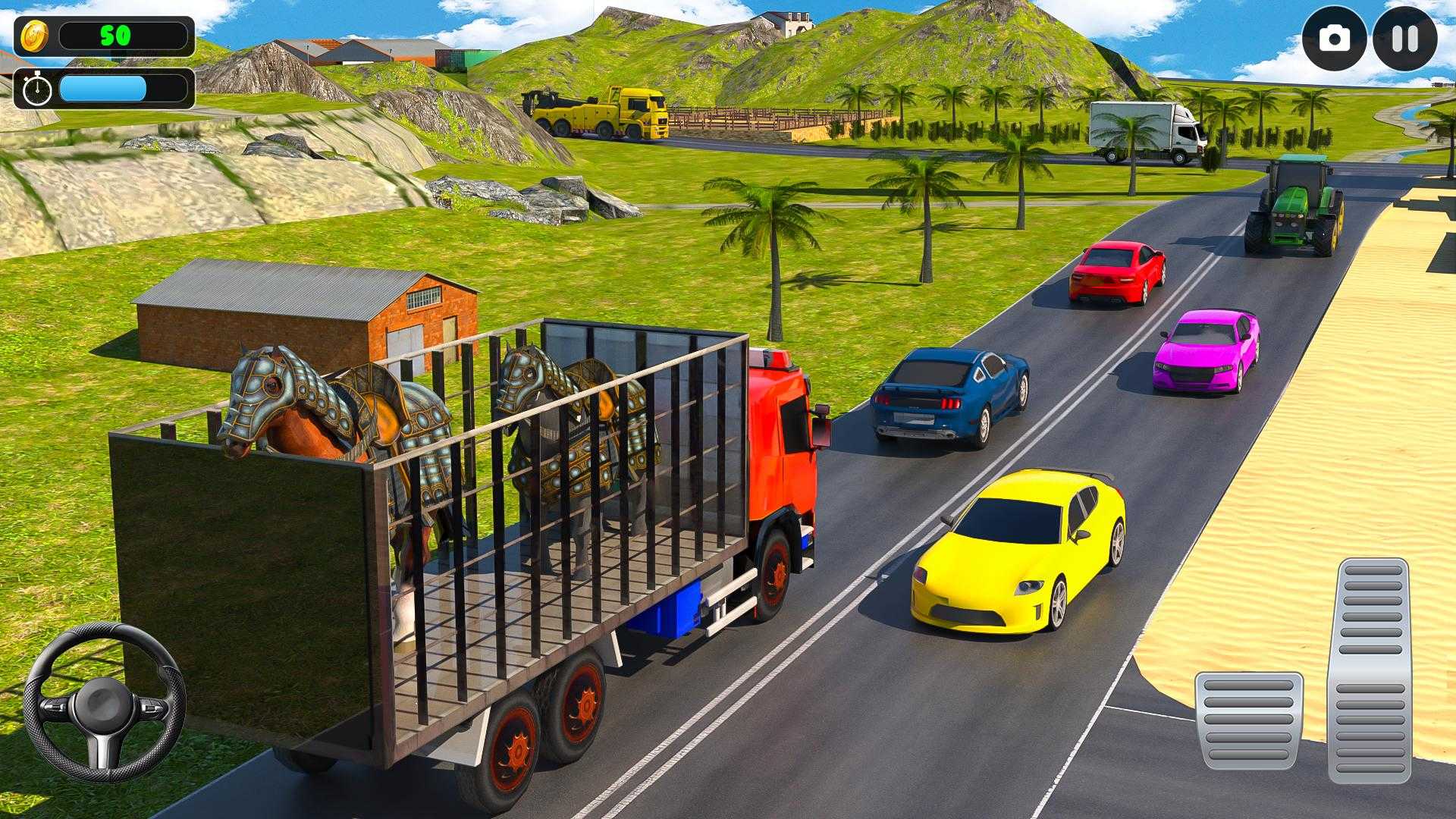农场动物货运卡车模拟3D（Farm Animal Cargo Truck Sim 3D）图3