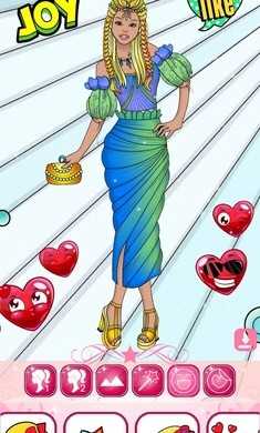 女孩装扮和涂色书(ColoringDressUp)2