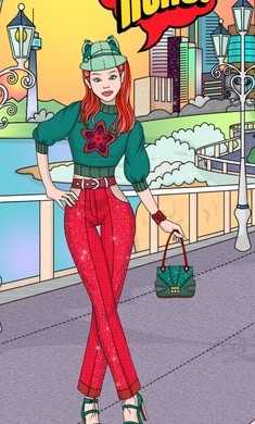 女孩装扮和涂色书(ColoringDressUp)3