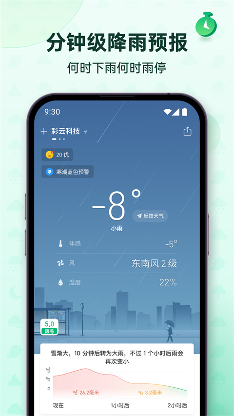 彩云天气几点几分下雨最新版(3)