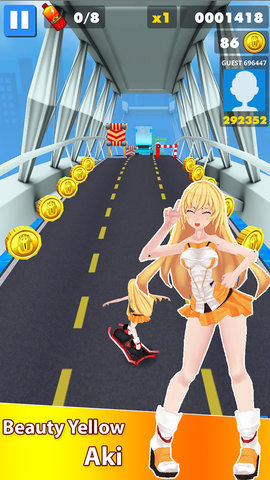 地铁美女跑酷图4