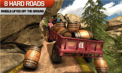 卡车司机3DOffroadsTruck Driver crazy road图1