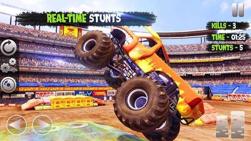 怪物卡车粉碎与撞击Monster Truck Crash Stunts Drivi截图2