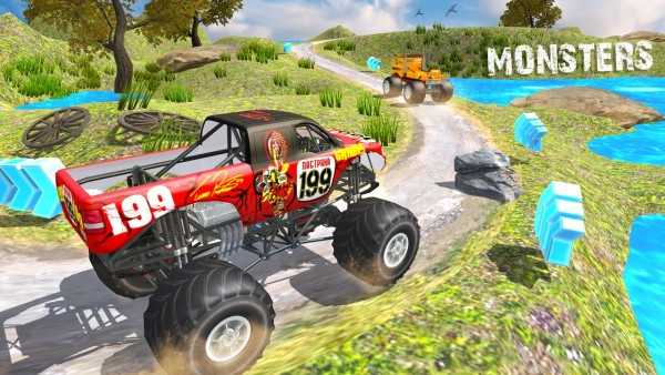 大脚怪越野车(OffroadMonsterTruckDerbyGame)安卓直装版图1