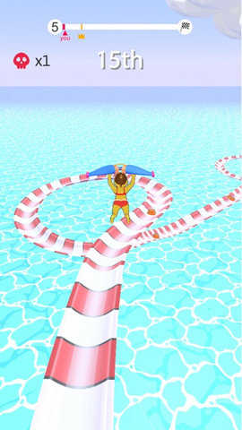 橡皮人的滑梯aquapark.io截图3