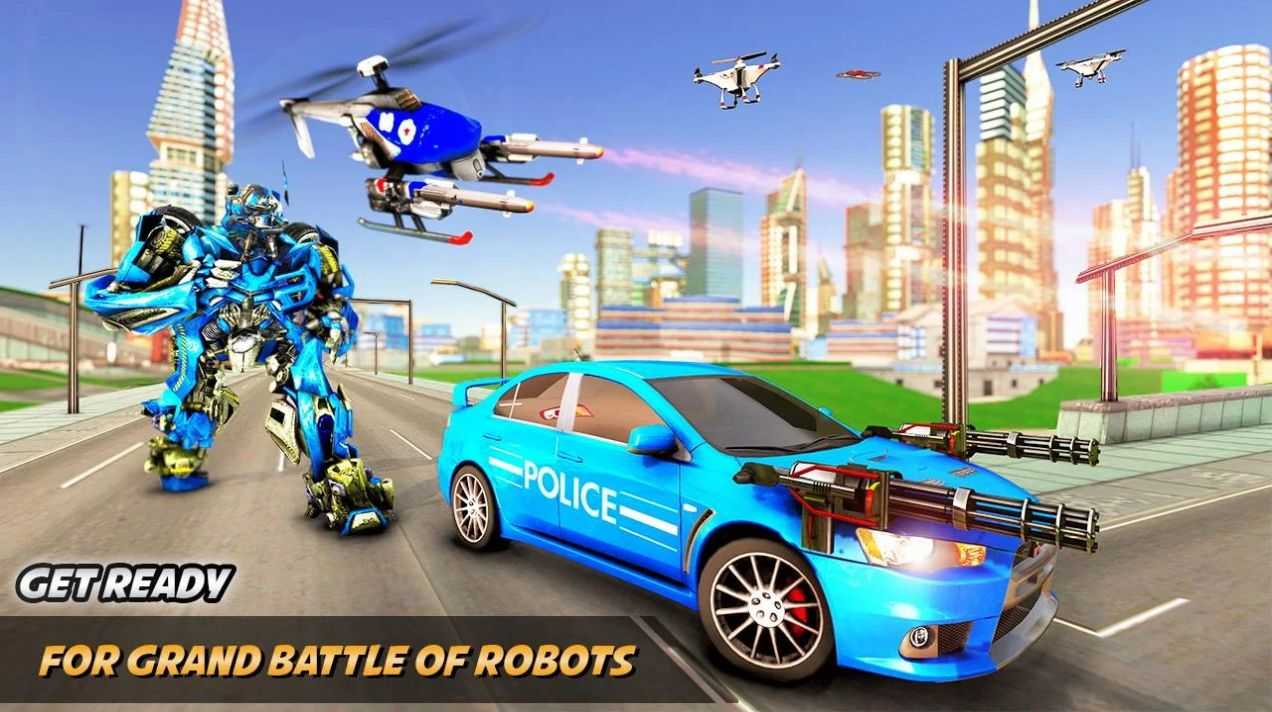 无人机大战汽车人(DroneRobotTransform)游戏无广告版图4
