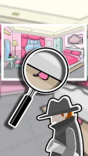 黑衣人侦探Find The Differences截图1
