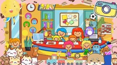 佩皮小镇迷你学校游戏绿色版图1