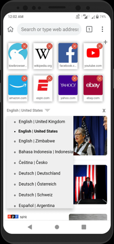 kiwi浏览器手机版图4