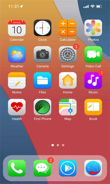 主题狗安卓仿iOS 图2