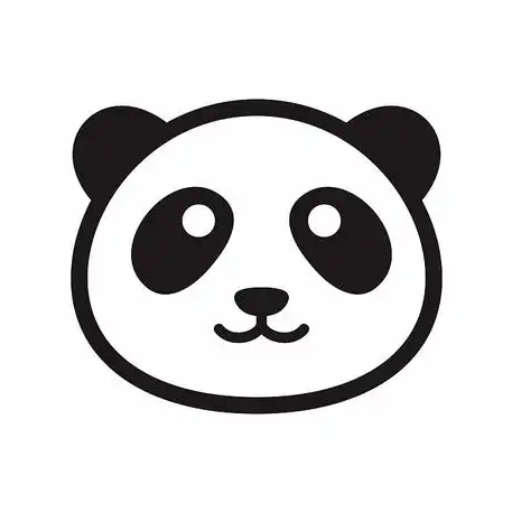 熊猫画画