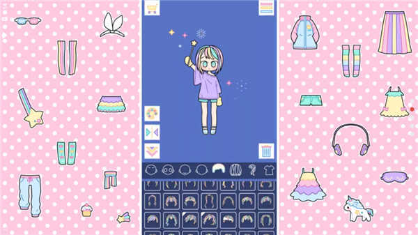 粉彩女孩 