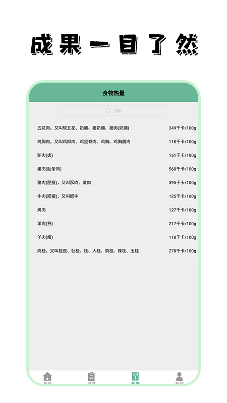 饮食热量菜谱图3
