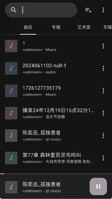 Phocid音乐播放器图4