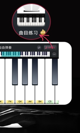 模拟钢琴键盘正版图1
