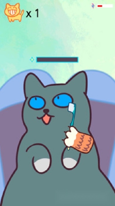 猫咪刷牙(2)