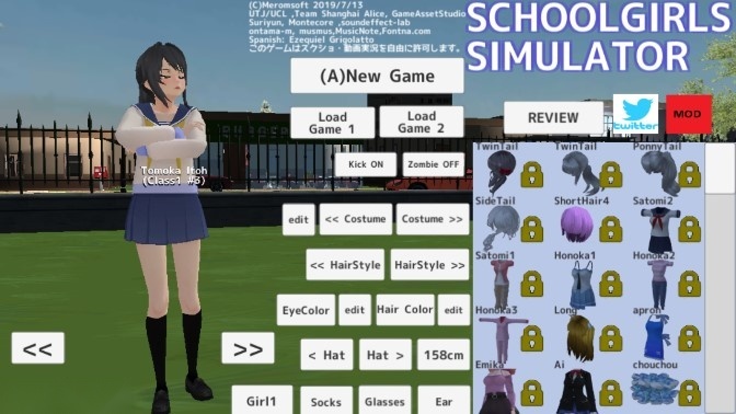学校女生模拟器模组修改器(School Girls Simulator Mod)  安卓版(2)