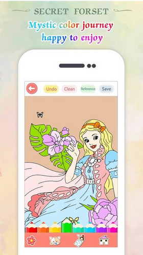 少女涂色之秘密森林安卓免费版图2