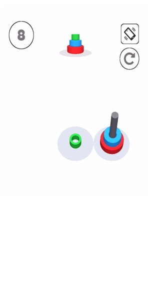 彩色圆圈3D版图1