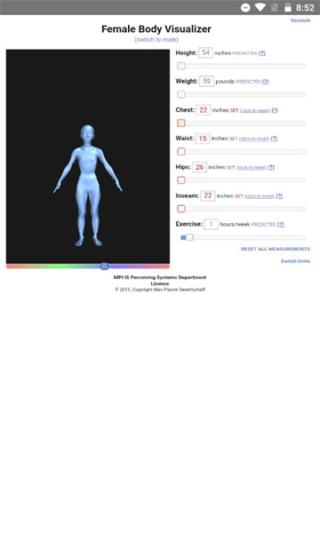 身体建模bodyvisualizer免费原版图2
