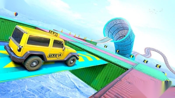 出租车坡道特技赛3D安卓版图1