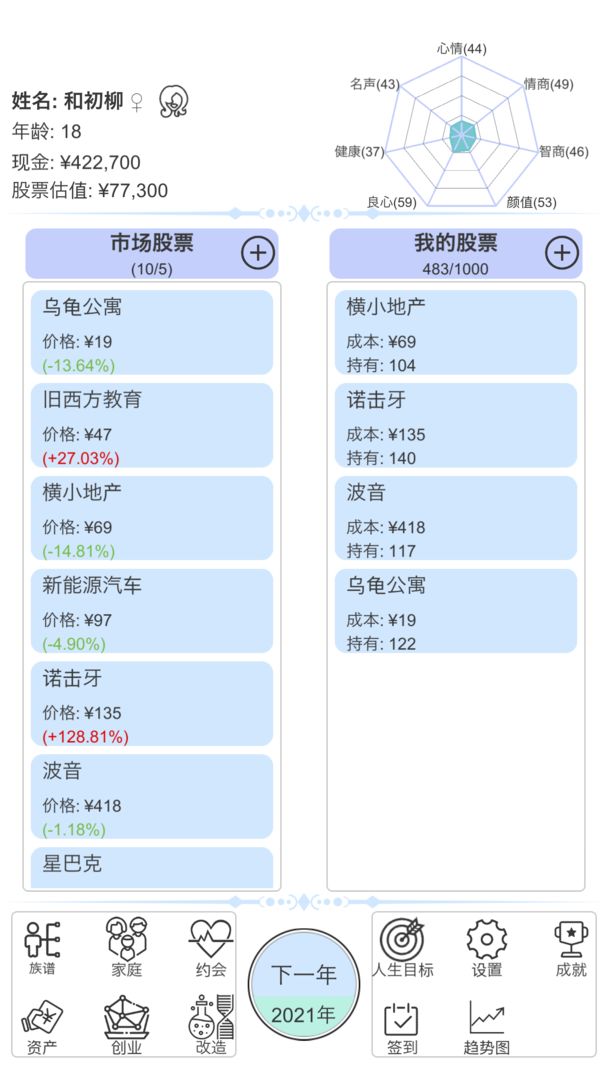 模拟炒股人生最新版(2)