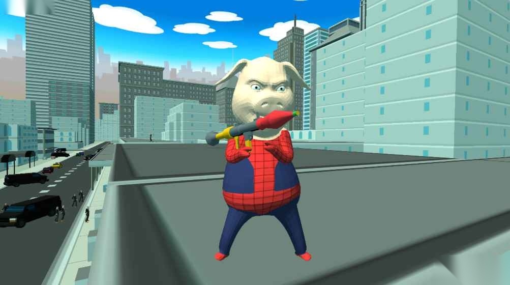 SpiderPigRampage游戏