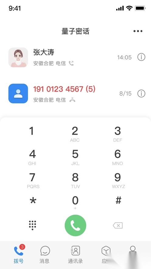 天翼量子密话图1