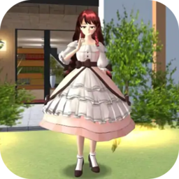 樱花校园汉服女生