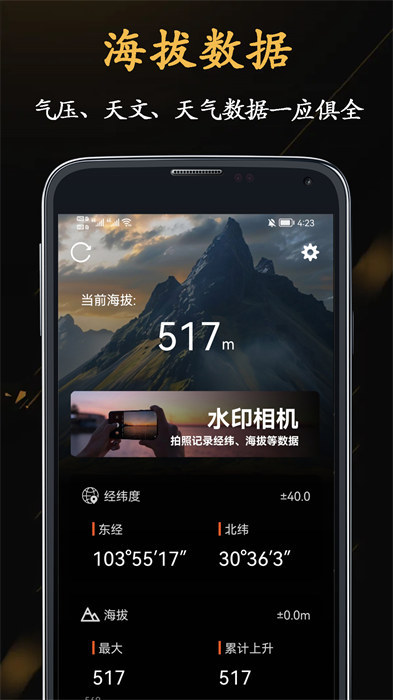 山图gps全能海拔仪最新版图1